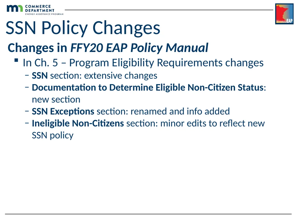 Energy Assistance Program FFY20 Annual Training - slide 48 of 58