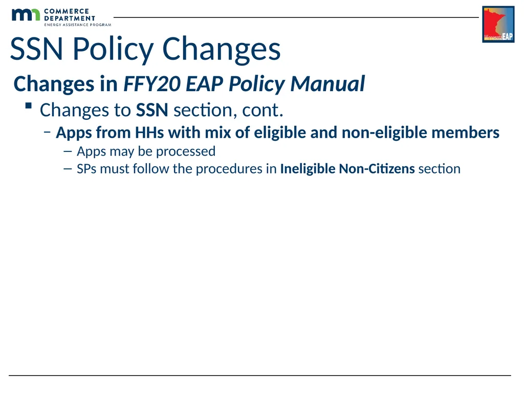Energy Assistance Program FFY20 Annual Training - slide 51 of 58