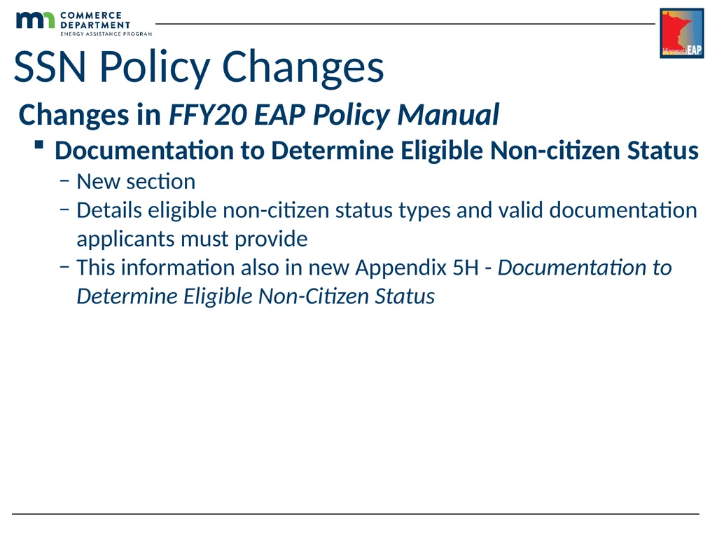 Energy Assistance Program FFY20 Annual Training - slide 52 of 58