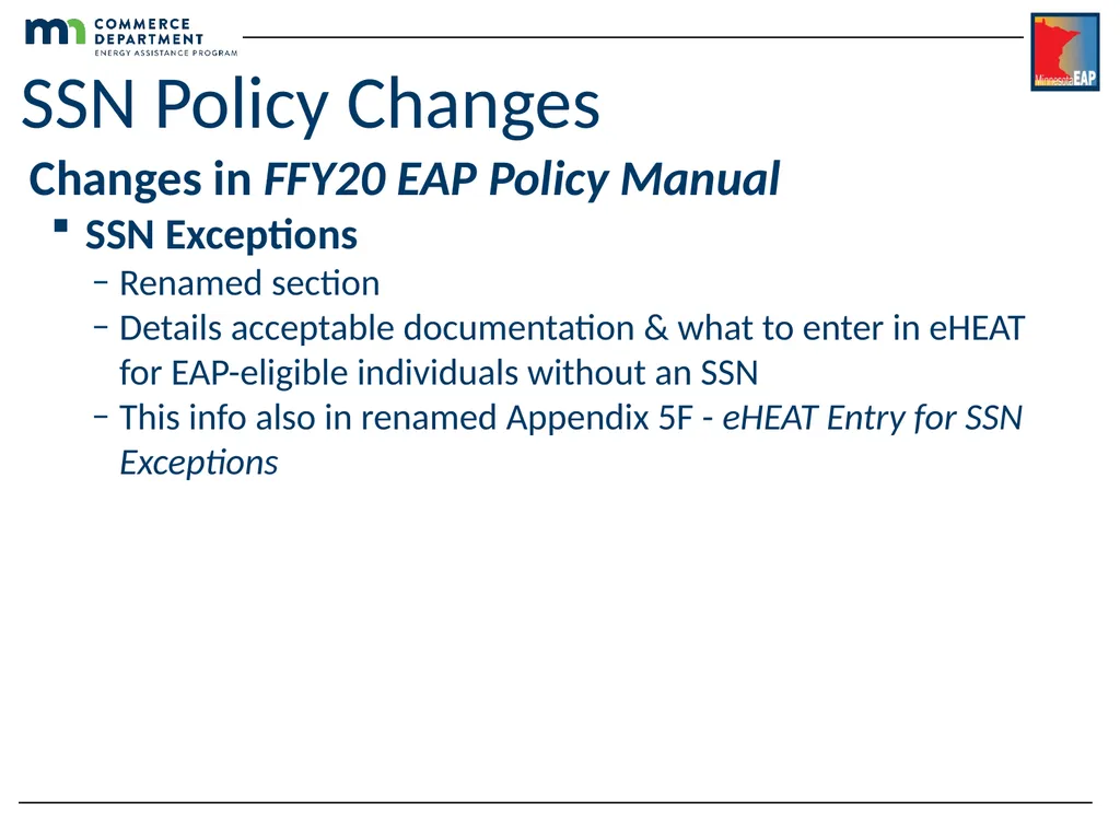 Energy Assistance Program FFY20 Annual Training - slide 53 of 58