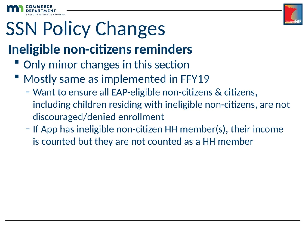 Energy Assistance Program FFY20 Annual Training - slide 55 of 58