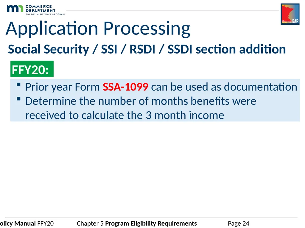 Energy Assistance Program FFY20 Annual Training - slide 33 of 58