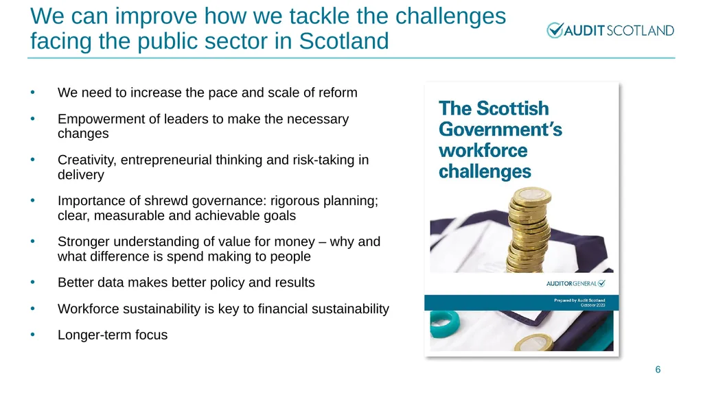 Public audit, reform and prevention HFMA Scotland - slide 6 of 8