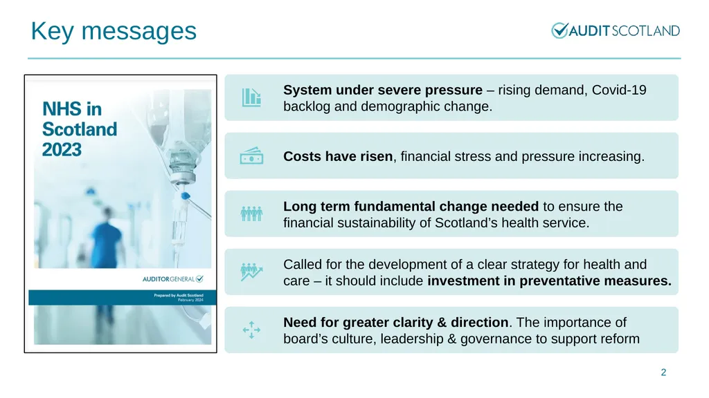 Public audit, reform and prevention HFMA Scotland - slide 2 of 8