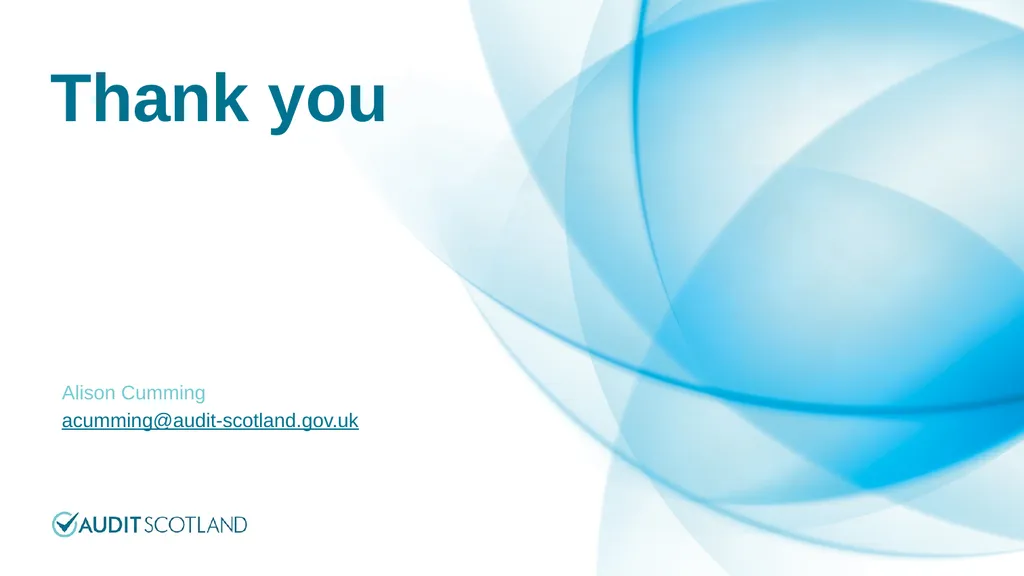 Public audit, reform and prevention HFMA Scotland - slide 8 of 8
