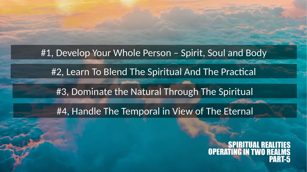 Duality of Existence : Operating in Two Realms 2 - slide 26 of 26