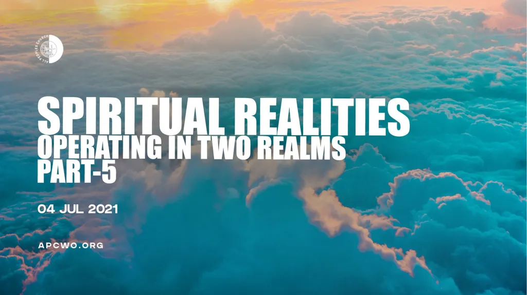 Duality of Existence : Operating in Two Realms 2 - slide 1 of 26