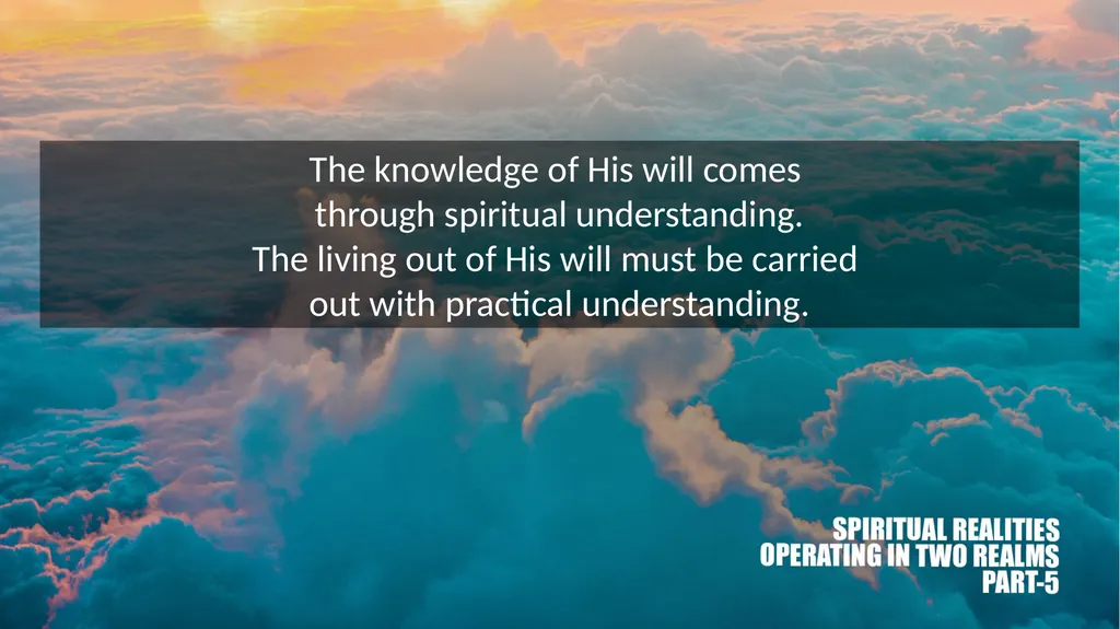 Duality of Existence : Operating in Two Realms 2 - slide 18 of 26