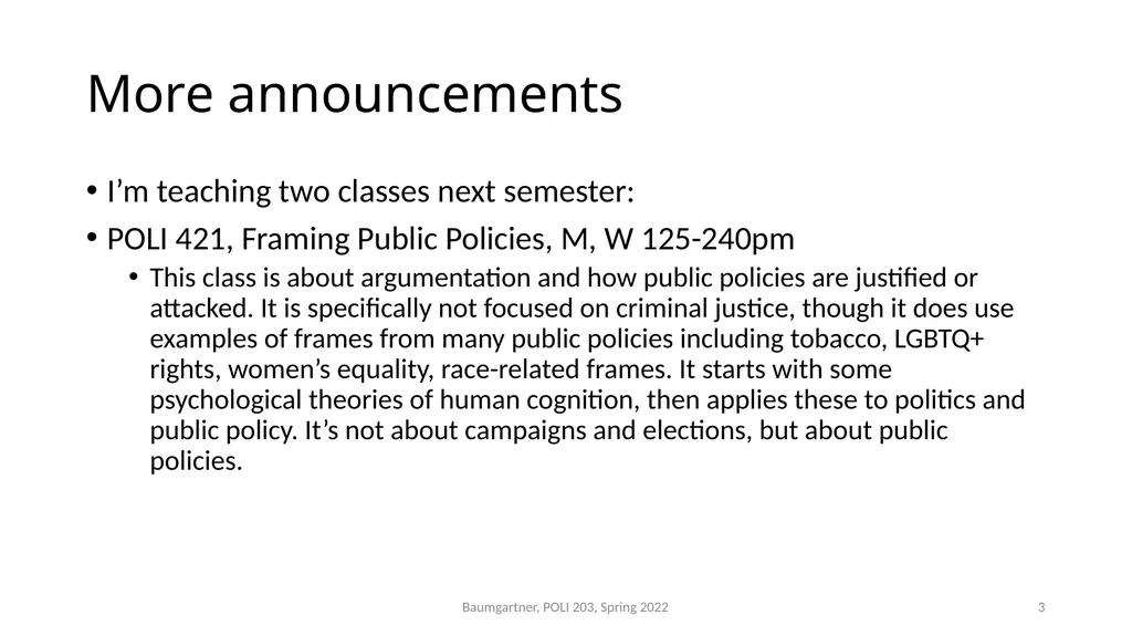 Deadly Justice, Ch 15-16 Deterrence, then - slide 3 of 27