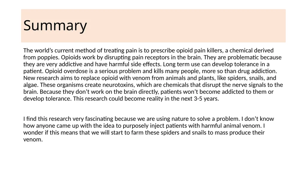 Deadly Venoms Help Rather Than Hurt Venomous - slide 12 of 13