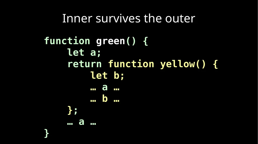 Fun With Functions Block Scope { let a; { let - slide 6 of 130