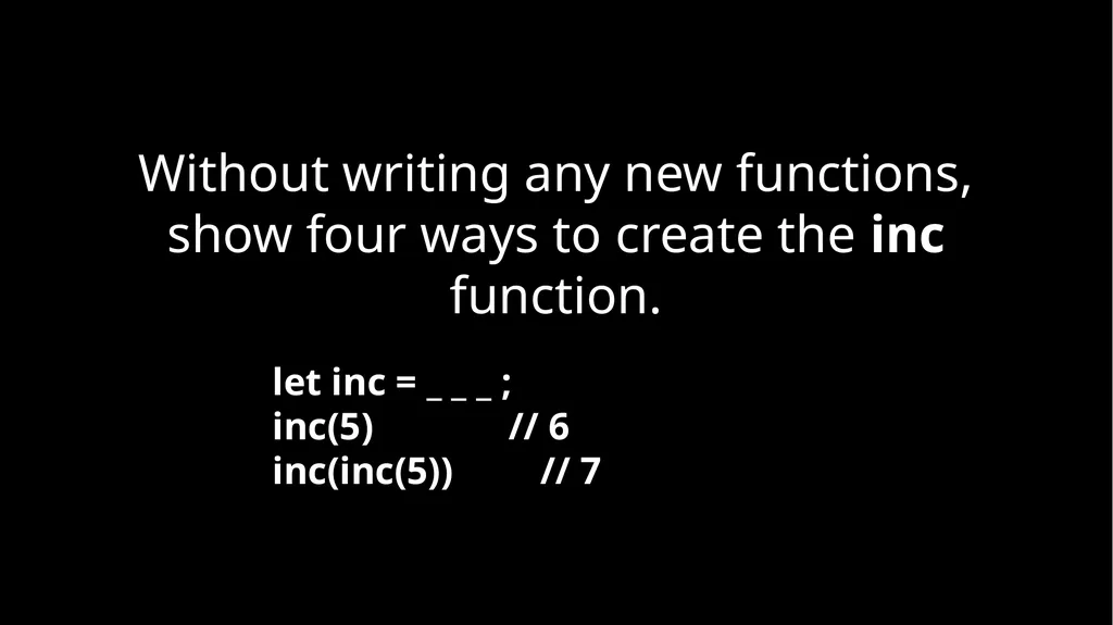 Fun With Functions Block Scope { let a; { let - slide 38 of 130