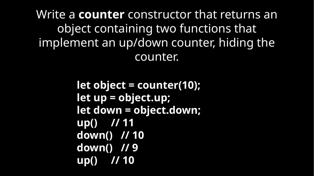 Fun With Functions Block Scope { let a; { let - slide 87 of 130