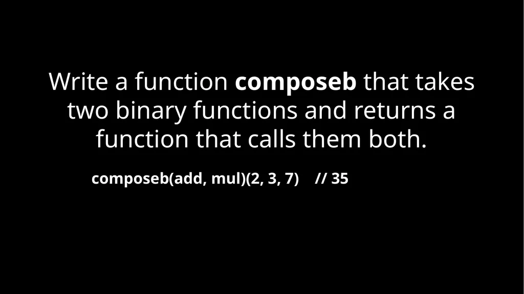 Fun With Functions Block Scope { let a; { let - slide 47 of 130