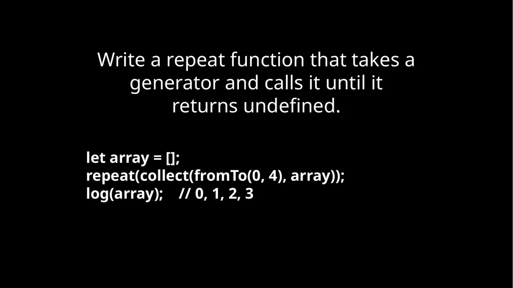 Fun With Functions Block Scope { let a; { let - slide 70 of 130