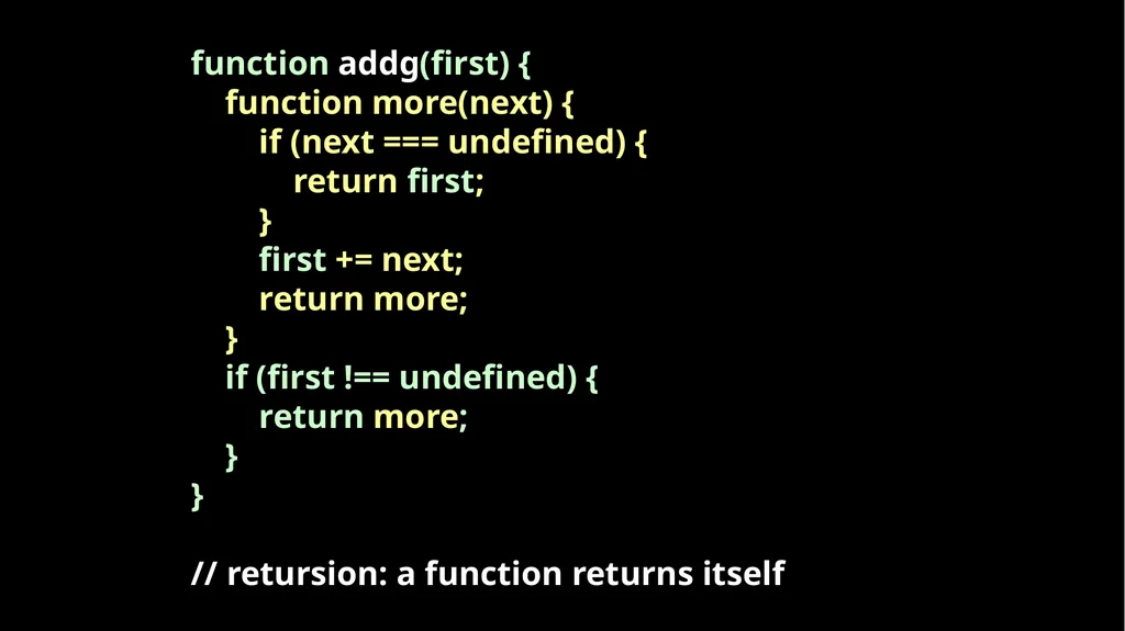 Fun With Functions Block Scope { let a; { let - slide 104 of 130