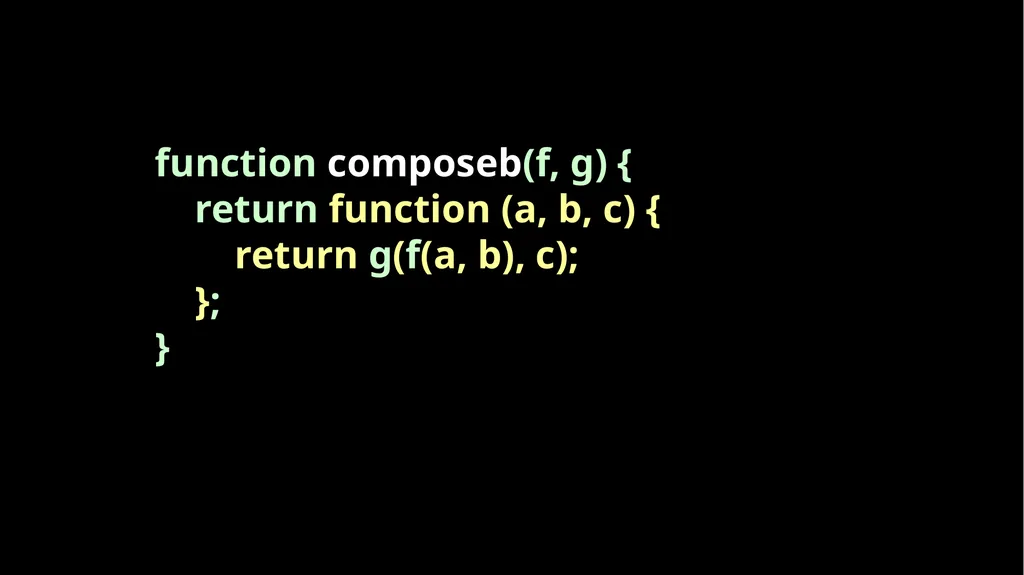 Fun With Functions Block Scope { let a; { let - slide 48 of 130