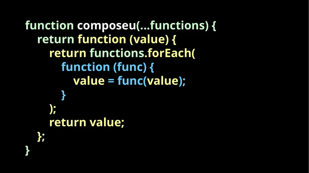 Fun With Functions Block Scope { let a; { let - slide 46 of 130