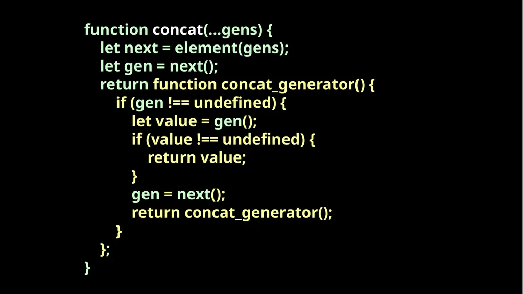 Fun With Functions Block Scope { let a; { let - slide 69 of 130