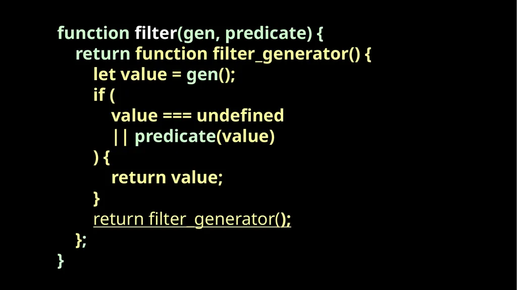 Fun With Functions Block Scope { let a; { let - slide 66 of 130