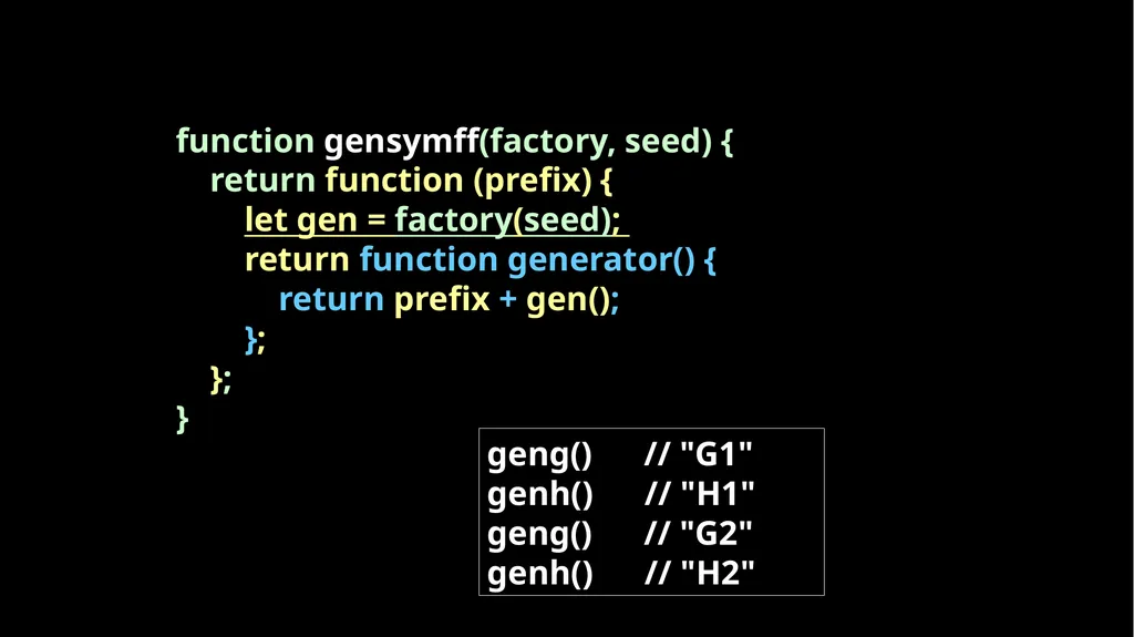 Fun With Functions Block Scope { let a; { let - slide 80 of 130