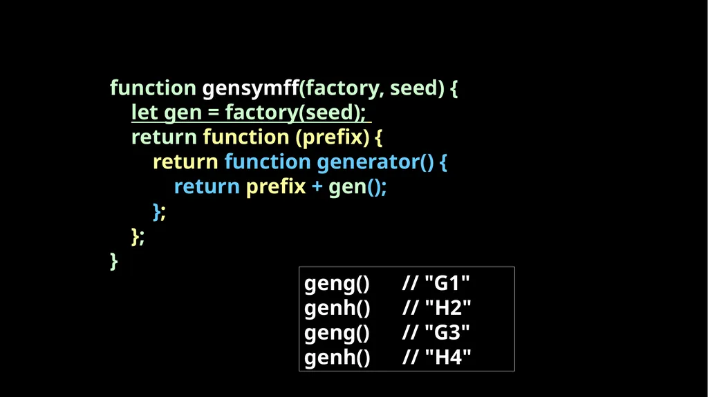 Fun With Functions Block Scope { let a; { let - slide 81 of 130