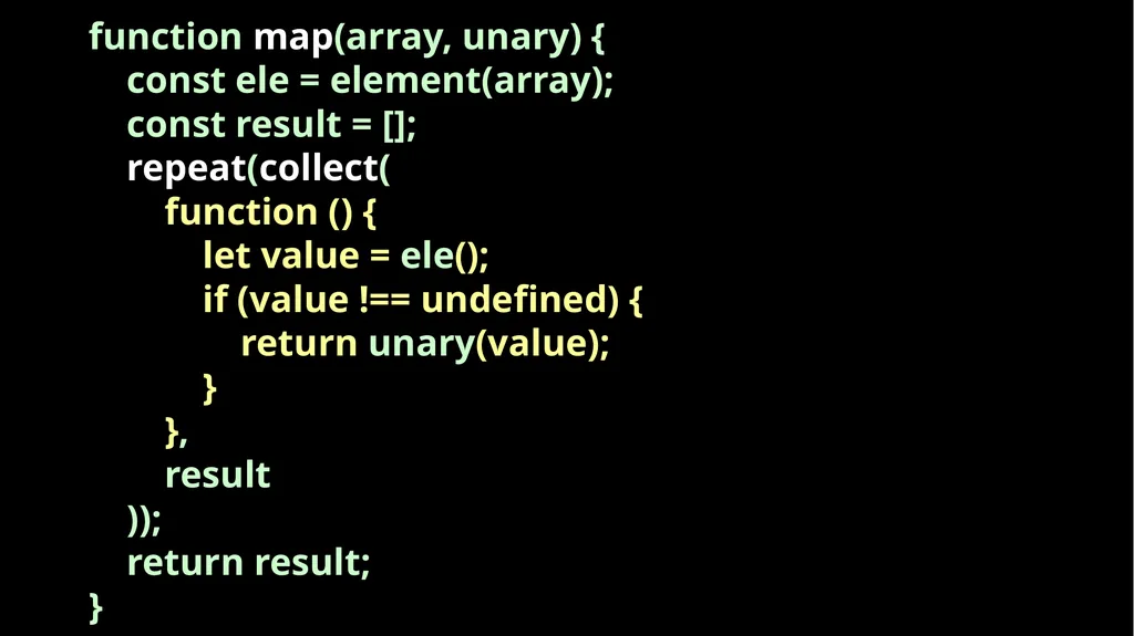Fun With Functions Block Scope { let a; { let - slide 74 of 130