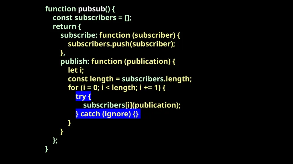Fun With Functions Block Scope { let a; { let - slide 124 of 130