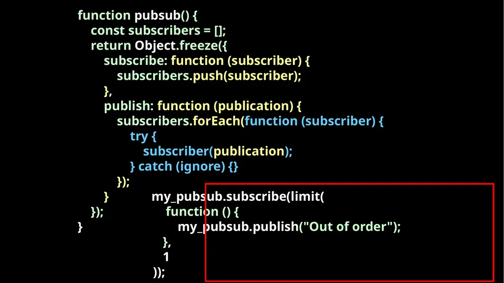 Fun With Functions Block Scope { let a; { let - slide 129 of 130