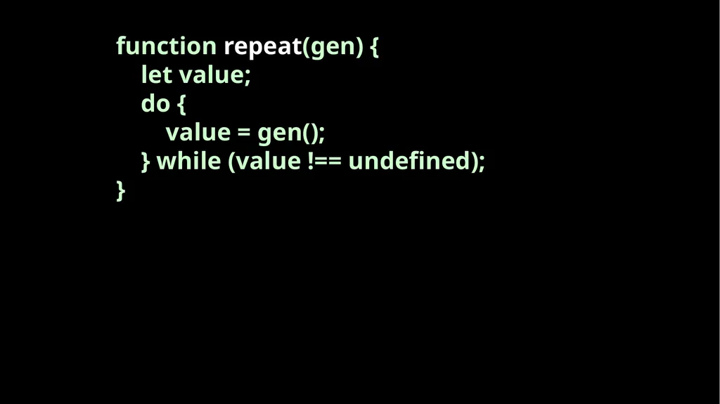 Fun With Functions Block Scope { let a; { let - slide 71 of 130