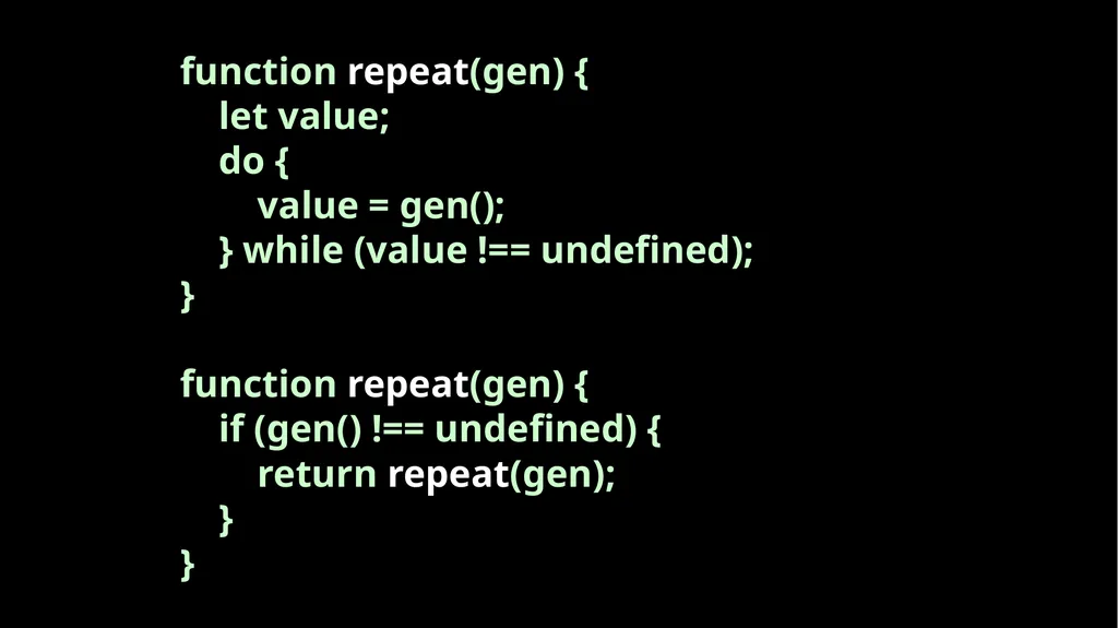 Fun With Functions Block Scope { let a; { let - slide 72 of 130