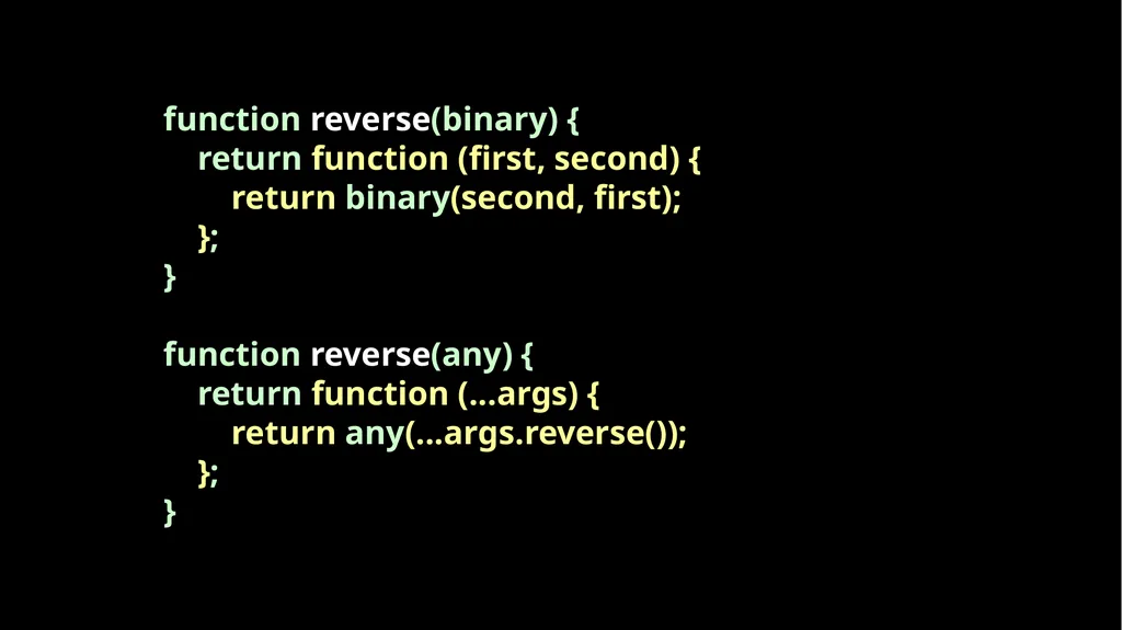 Fun With Functions Block Scope { let a; { let - slide 43 of 130