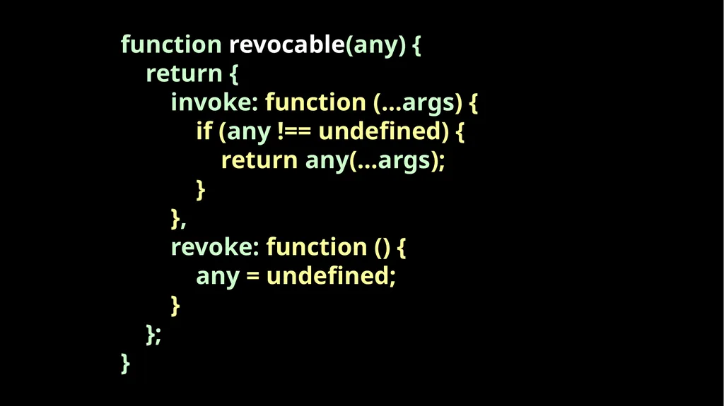Fun With Functions Block Scope { let a; { let - slide 90 of 130