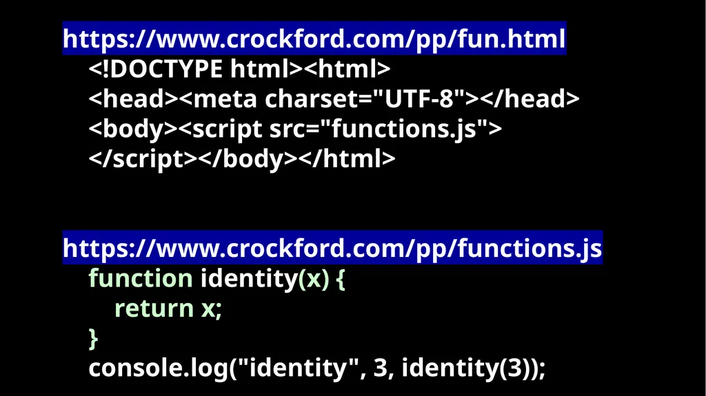 Fun With Functions Block Scope { let a; { let - slide 9 of 130