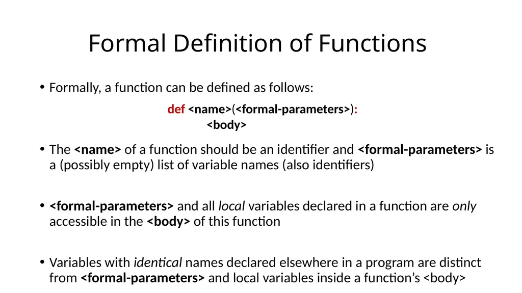 15-110: Principles of Computing Functions- Part I - slide 13 of 28