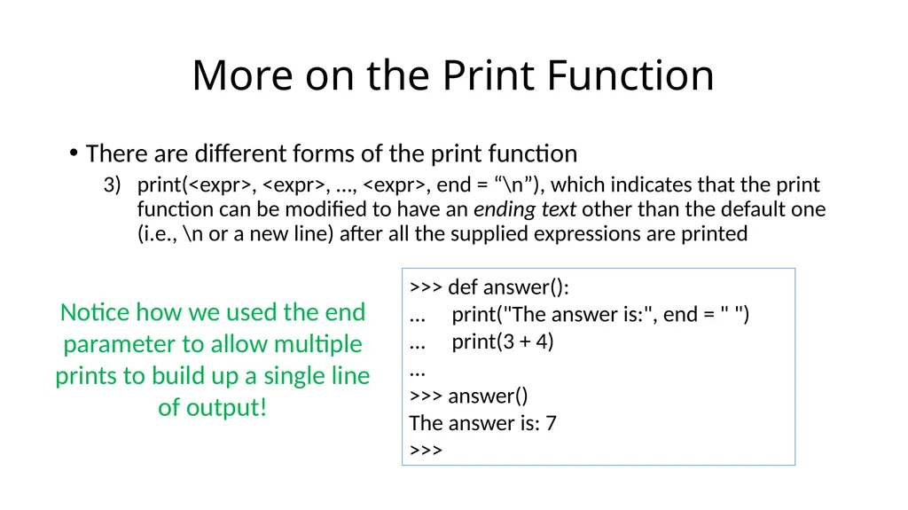 15-110: Principles of Computing Functions- Part I - slide 27 of 28