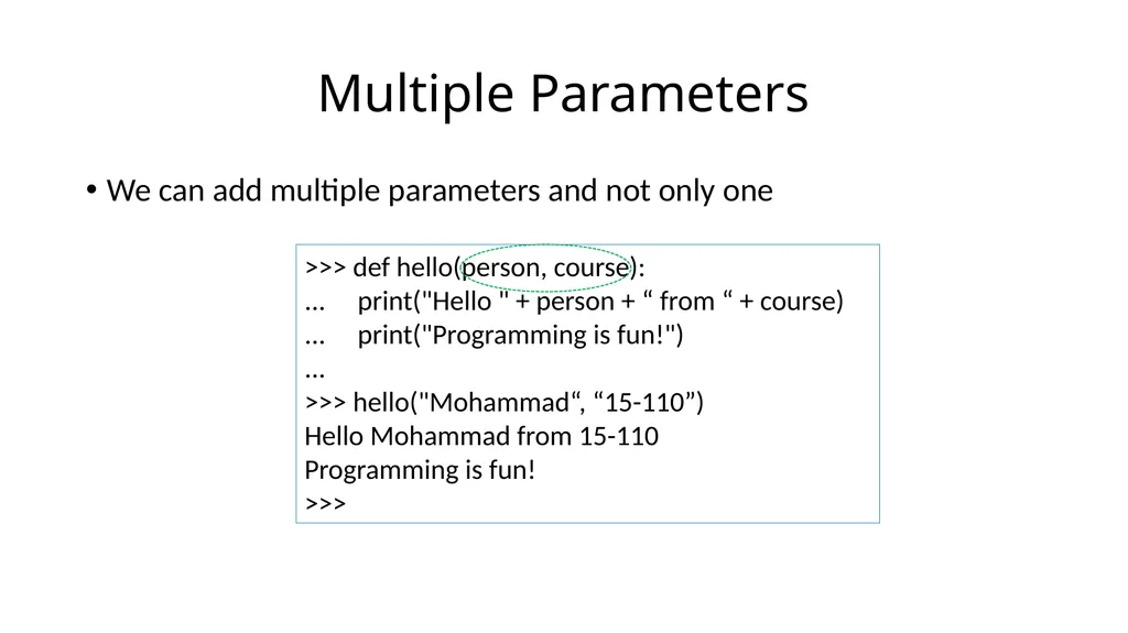 15-110: Principles of Computing Functions- Part I - slide 8 of 28