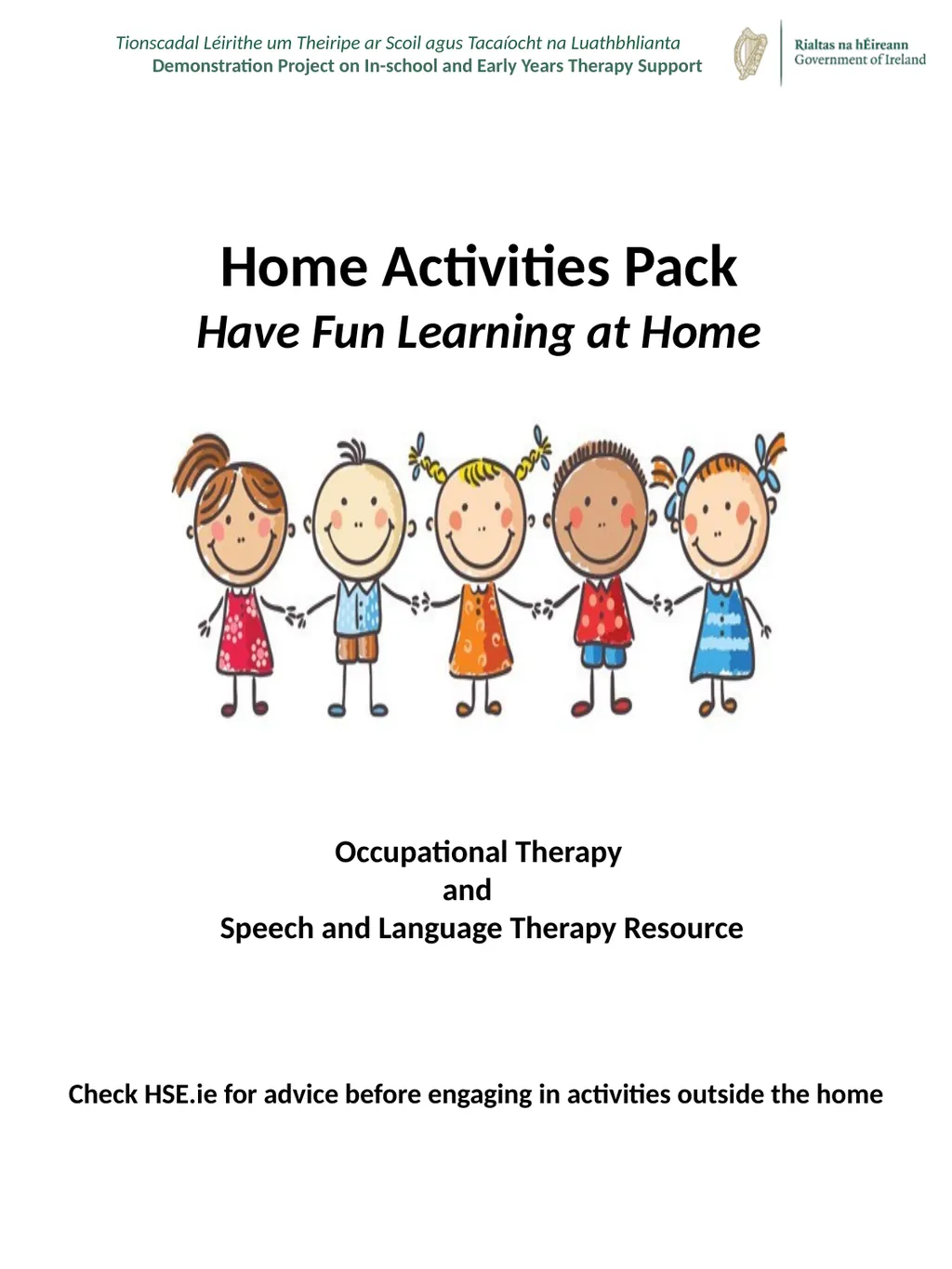 Home Activities Pack Have Fun Learning at Home - slide 1 of 14