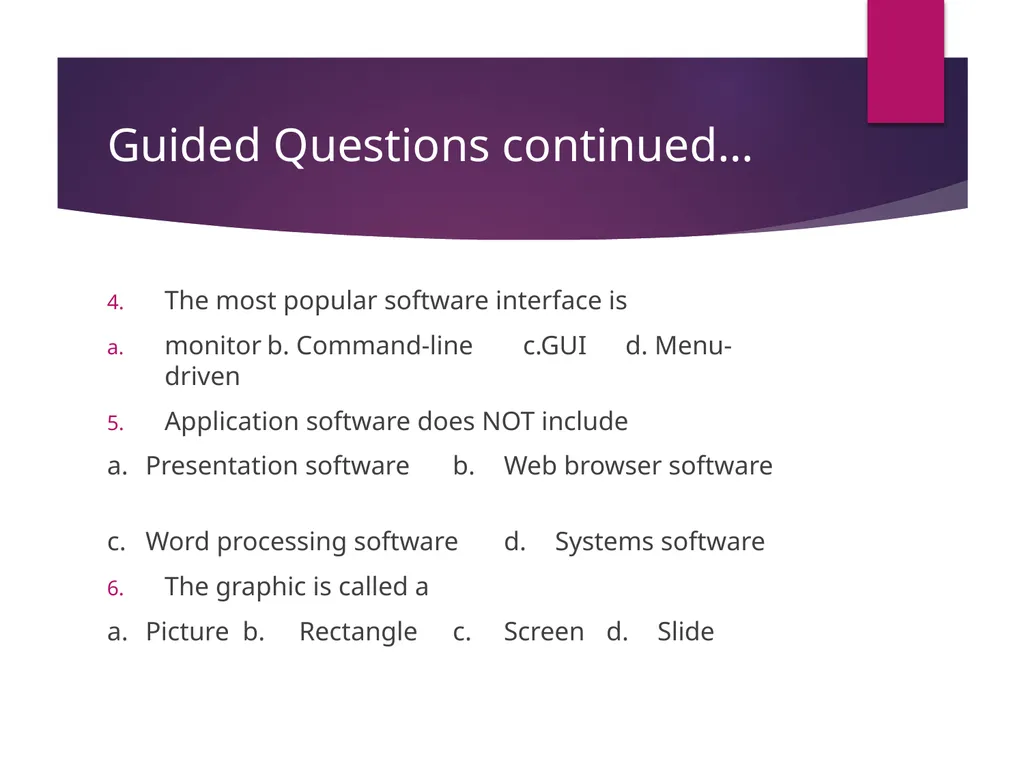 Data Operations Topic: Software Topic: Software - slide 46 of 46
