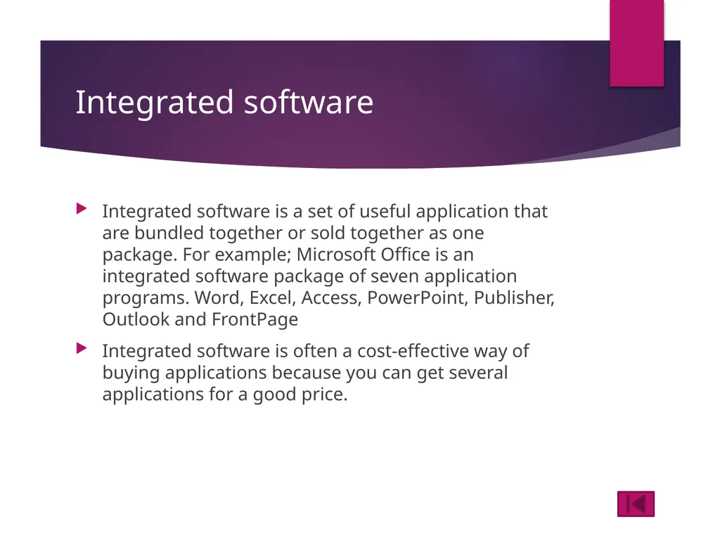Data Operations Topic: Software Topic: Software - slide 40 of 46