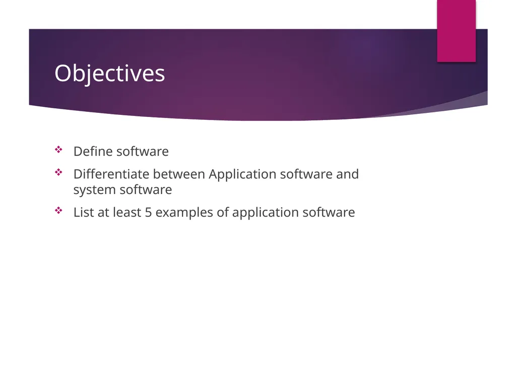 Data Operations Topic: Software Topic: Software - slide 2 of 46