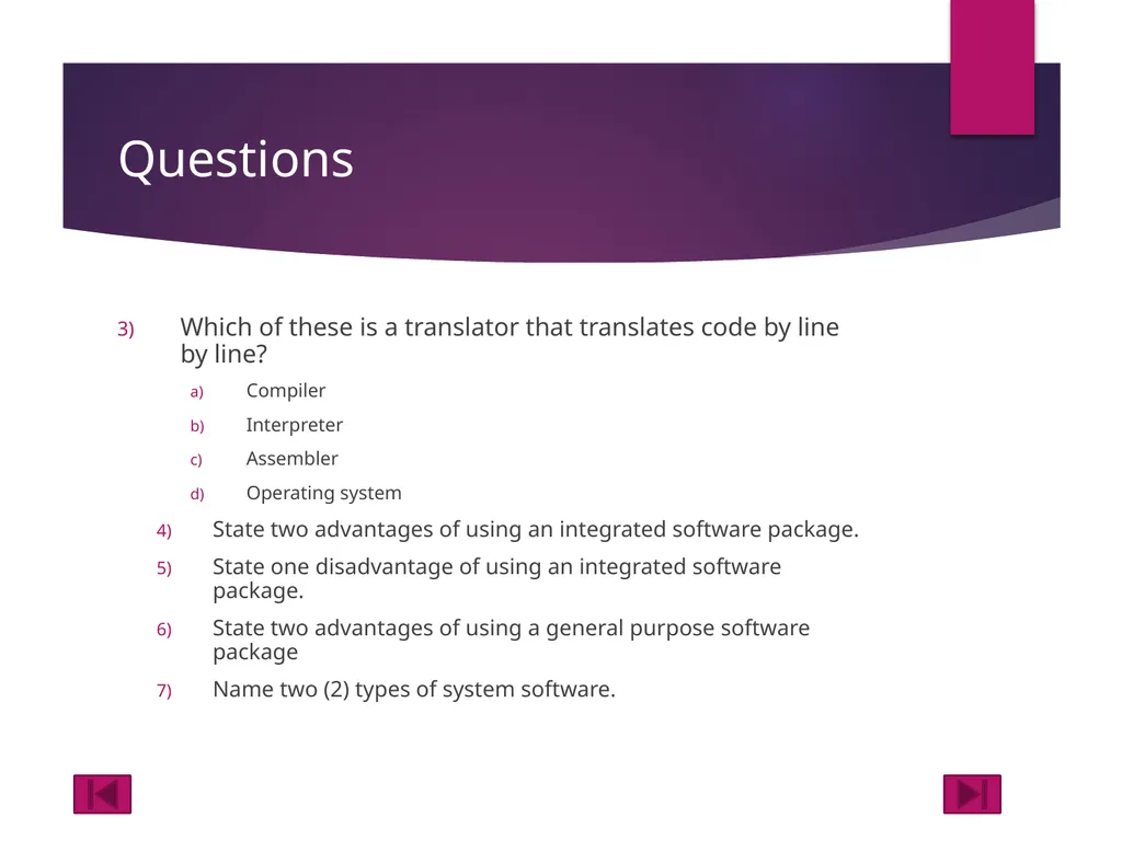 Data Operations Topic: Software Topic: Software - slide 42 of 46