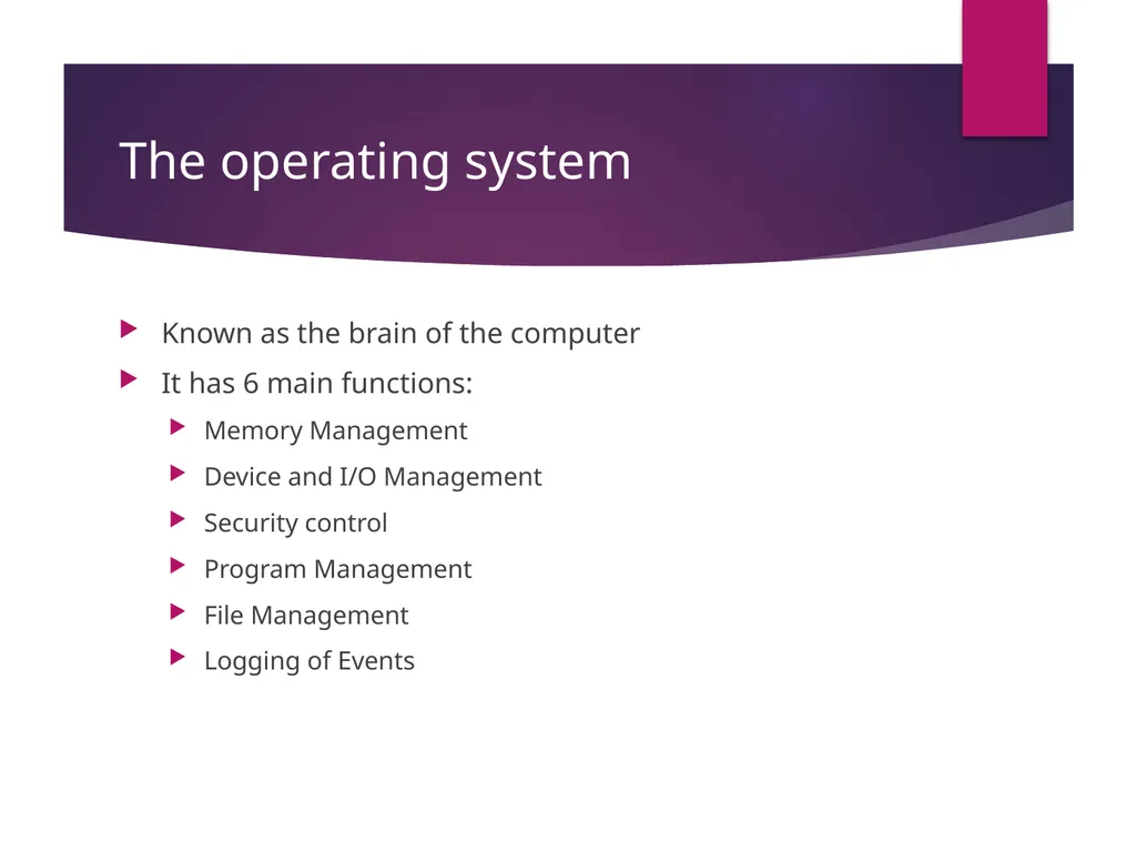 Data Operations Topic: Software Topic: Software - slide 13 of 46