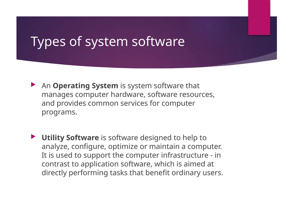 Data Operations Topic: Software Topic: Software - slide 6 of 46