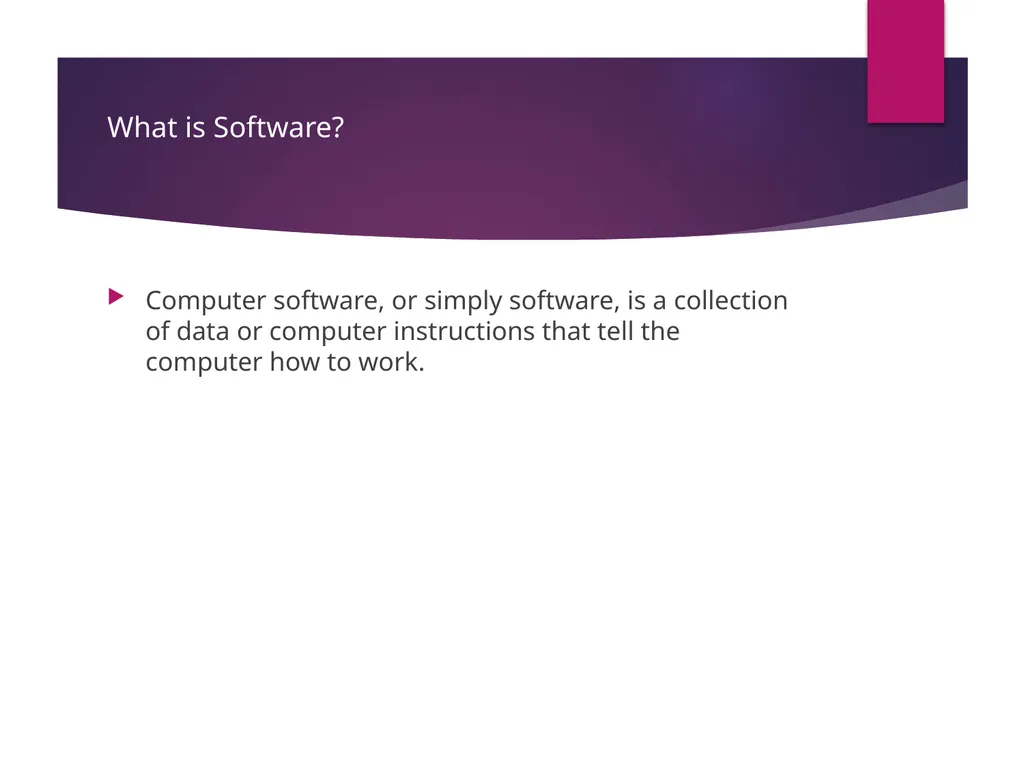 Data Operations Topic: Software Topic: Software - slide 3 of 46