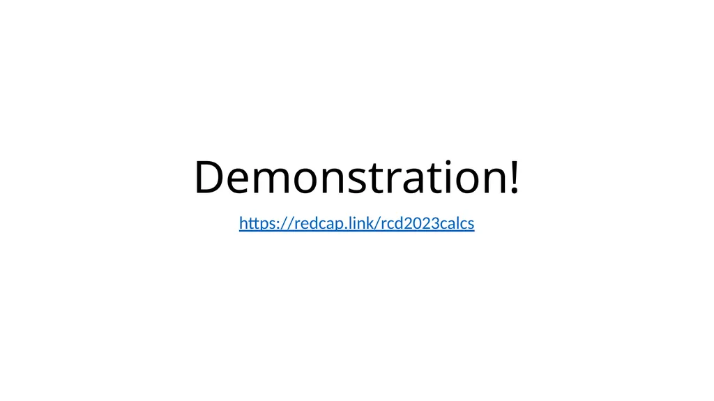 Simple and Complex Calculations in REDCap – Chris - slide 10 of 10