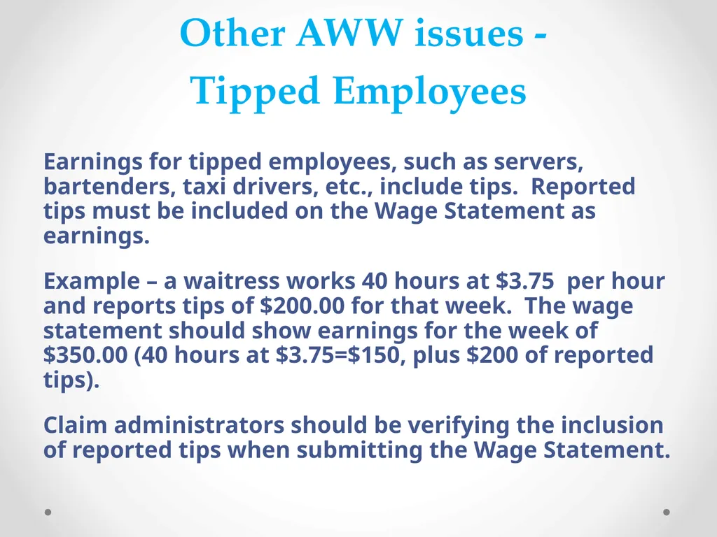 Calculating Average Weekly Wages Rev 5-2-2017 What - slide 30 of 31
