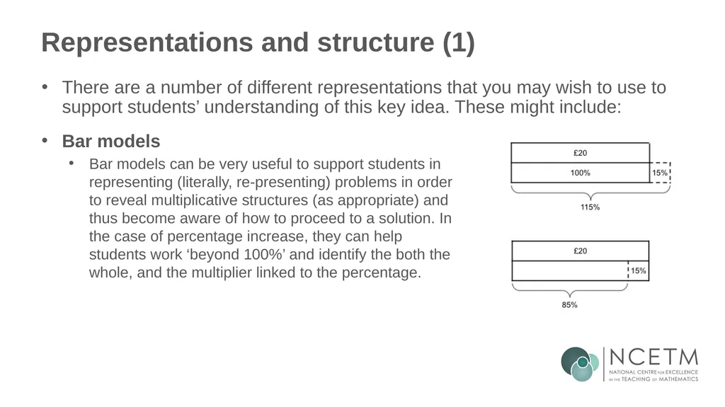 Calculating percentage changes (from 3.1 - slide 36 of 40