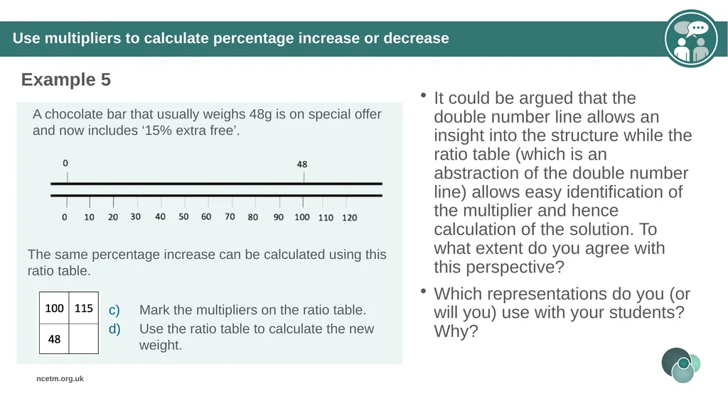 Calculating percentage changes (from 3.1 - slide 25 of 40
