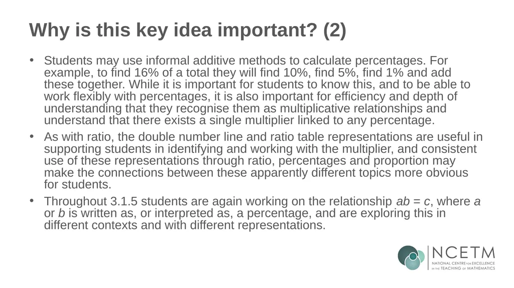 Calculating percentage changes (from 3.1 - slide 8 of 40